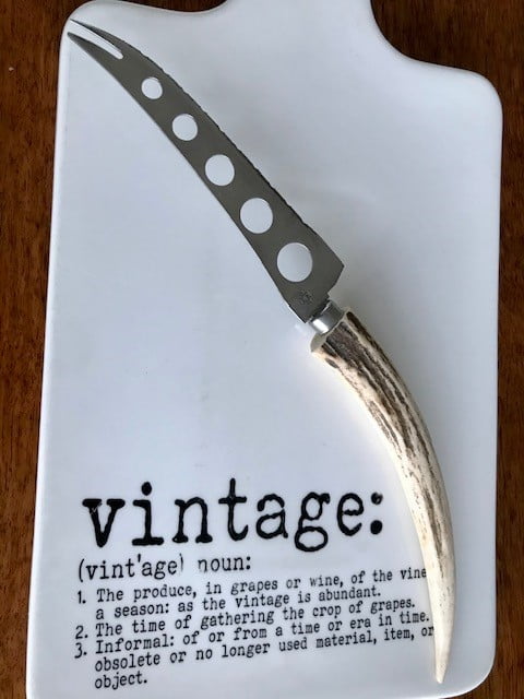 antler cheese knife
